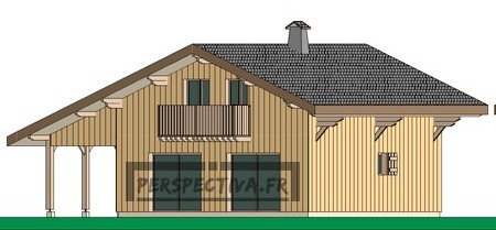 exemple plan chalet bois 3 chambres