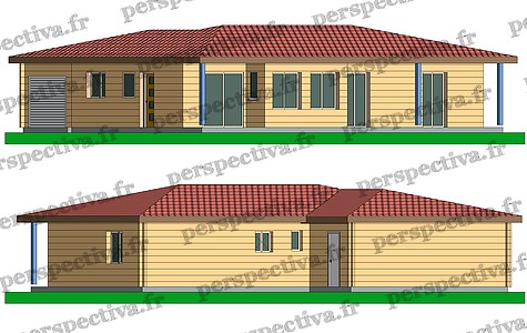 maison individuelle bois 100 m2 lot et garonne