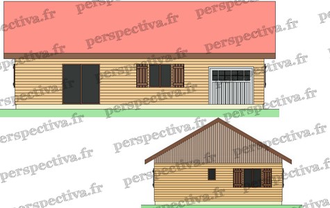 modèle maison individuelle bois economique