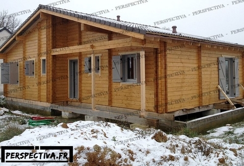 chalet en bois en kit