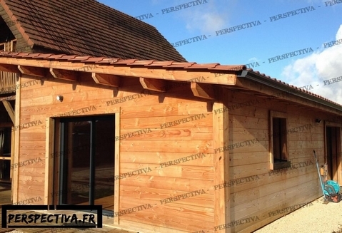 extension maison bois