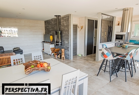 interieur maison en bois moderne