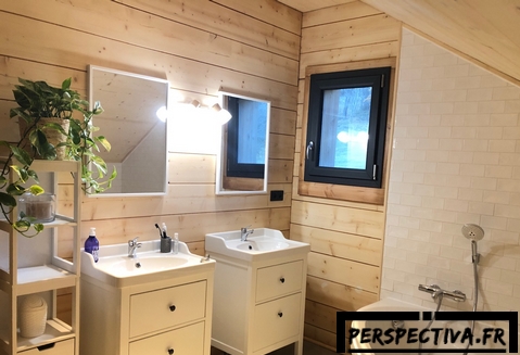 alle de bains maison en bois
