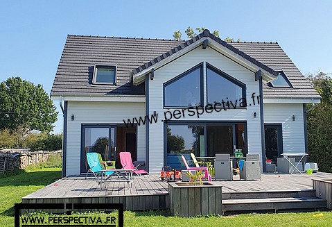 une maison en bois