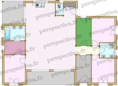 plan gratuit maison individuelle 3 chambres 130 m2