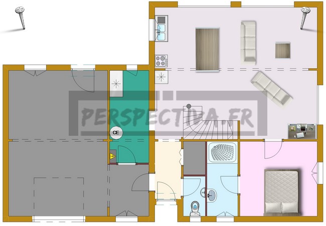 plan maison individuelle