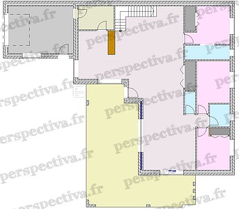 plan maison moderne 3 chambres 150 m2 terrasse