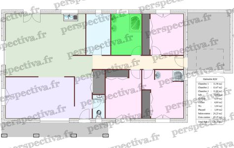 plan maison moderne gratuit