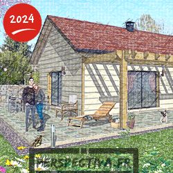 plan maison 3 chambres 80 m2 compacte en bois