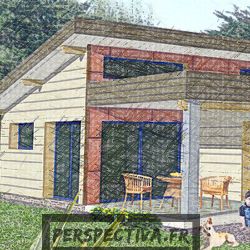 plan maison contemporaine 3 chambres 100m2