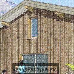 plan maison en bois 2 chambres mezzanine location vacances