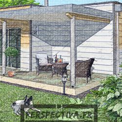 maison individuelle moderne 3 chambres 70m2 toit plat