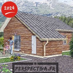 plan petite maison bois 2 chambres 50 m2 abri jardin